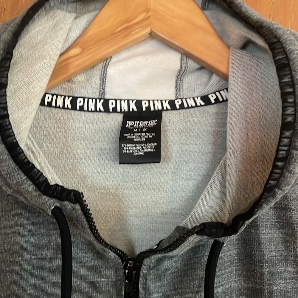 PINK - Hoodie - Zippered pockets - Picture 4 of 6
